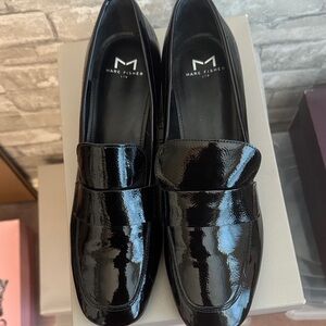 Marc Fisher Shiny Black Loafers